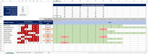 bonus ball template excel|UK National Lottery, Lotto Bingo and Bonus Ball, Syndicate for .